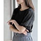 チュールパールハーフスリーブカットプルオーバー | rps | 詳細画像9 