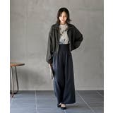 ジャガード花柄フリルブラウス | rps | 詳細画像10 