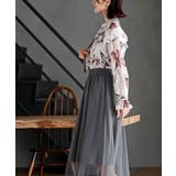 ジャガード花柄フリルブラウス | rps | 詳細画像20 