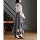 ジャガード花柄フリルブラウス | rps | 詳細画像22 