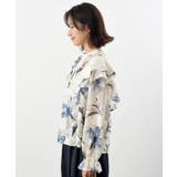 ジャガード花柄フリルブラウス | rps | 詳細画像27 