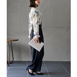 ジャガード花柄フリルブラウス | rps | 詳細画像5 