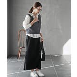 ペーパーヤーンベスト×ブラウスアンサンブル | rps | 詳細画像10 