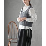 ペーパーヤーンベスト×ブラウスアンサンブル | rps | 詳細画像11 