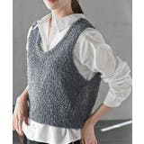 ペーパーヤーンベスト×ブラウスアンサンブル | rps | 詳細画像14 