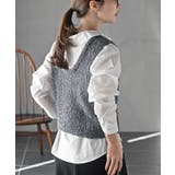 ペーパーヤーンベスト×ブラウスアンサンブル | rps | 詳細画像16 