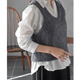 ペーパーヤーンベスト×ブラウスアンサンブル | rps | 詳細画像17 