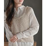 ペーパーヤーンベスト×ブラウスアンサンブル | rps | 詳細画像22 