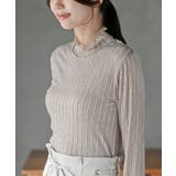 シアーストライプハイネックカットソー | rps | 詳細画像15 