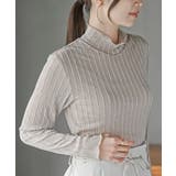 シアーストライプハイネックカットソー | rps | 詳細画像18 