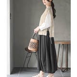 透かし編みベスト＋７分袖シャツアンサンブル | rps | 詳細画像13 