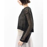 ラメメッシュニットプルオーバー | rps | 詳細画像18 