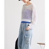 ラメメッシュニットプルオーバー | rps | 詳細画像3 