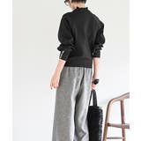 袖口パールフリルネックスポンジニットプルオーバー | rps | 詳細画像12 