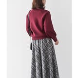 袖口パールフリルネックスポンジニットプルオーバー | rps | 詳細画像31 