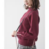 袖口パールフリルネックスポンジニットプルオーバー | rps | 詳細画像33 