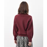 袖口パールフリルネックスポンジニットプルオーバー | rps | 詳細画像38 