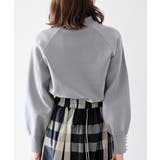 袖口パールフリルネックスポンジニットプルオーバー | rps | 詳細画像7 