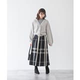 袖口パールフリルネックスポンジニットプルオーバー | rps | 詳細画像9 