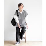 ケーブルニットベストドッキングシャツ | rps | 詳細画像10 