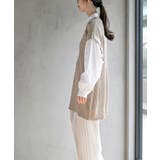 ケーブルニットベストドッキングシャツ | rps | 詳細画像19 