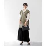 ケーブルニットベストドッキングシャツ | rps | 詳細画像26 