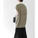 ケーブルニットベストドッキングシャツ | rps | 詳細画像28 