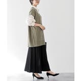 ケーブルニットベストドッキングシャツ | rps | 詳細画像29 