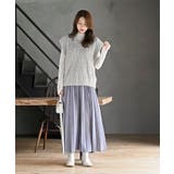 ポップコーンモールワイドニットベスト | rps | 詳細画像2 