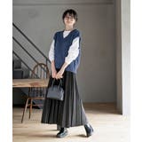 ポップコーンモールワイドニットベスト | rps | 詳細画像26 