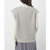 ポップコーンモールワイドニットベスト | rps | 詳細画像35 