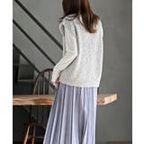 ポップコーンモールワイドニットベスト | rps | 詳細画像4 