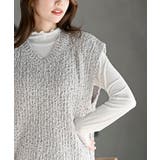 ポップコーンモールワイドニットベスト | rps | 詳細画像6 