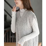 ポップコーンモールワイドニットベスト | rps | 詳細画像7 