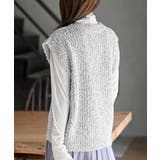 ポップコーンモールワイドニットベスト | rps | 詳細画像8 