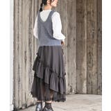 Tシャツセットフェザーニットベストアンサンブル | rps | 詳細画像14