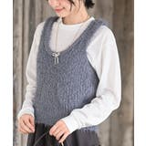 MIDグレー | Tシャツセットフェザーニットベストアンサンブル | rps