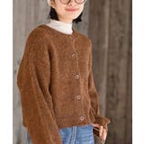 ブラウン | ブークレーニットカーディガン | rps