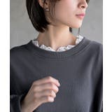 裏毛レース付きプルオーバー | rps | 詳細画像41 