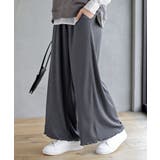 リブセミワイドパンツ | rps | 詳細画像1