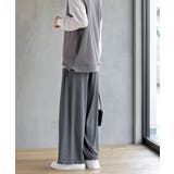 リブセミワイドパンツ | rps | 詳細画像3