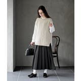 透かし柄ニットベスト | rps | 詳細画像2