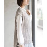 透かし柄ニットベスト | rps | 詳細画像25