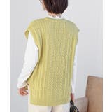 透かし柄ニットベスト | rps | 詳細画像33