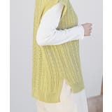 透かし柄ニットベスト | rps | 詳細画像34