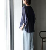 異素材切替7分袖ワッフルドルマンワイドプルオーバー | rps | 詳細画像21