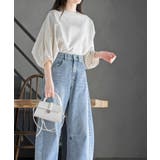 異素材切替7分袖ワッフルドルマンワイドプルオーバー | rps | 詳細画像5