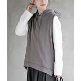 裏毛フードベスト | rps | 詳細画像1 