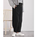 ブラック | ストレッチコクーンパンツ | rps