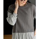 ニットソーベストレイヤード風チュニック | rps | 詳細画像14